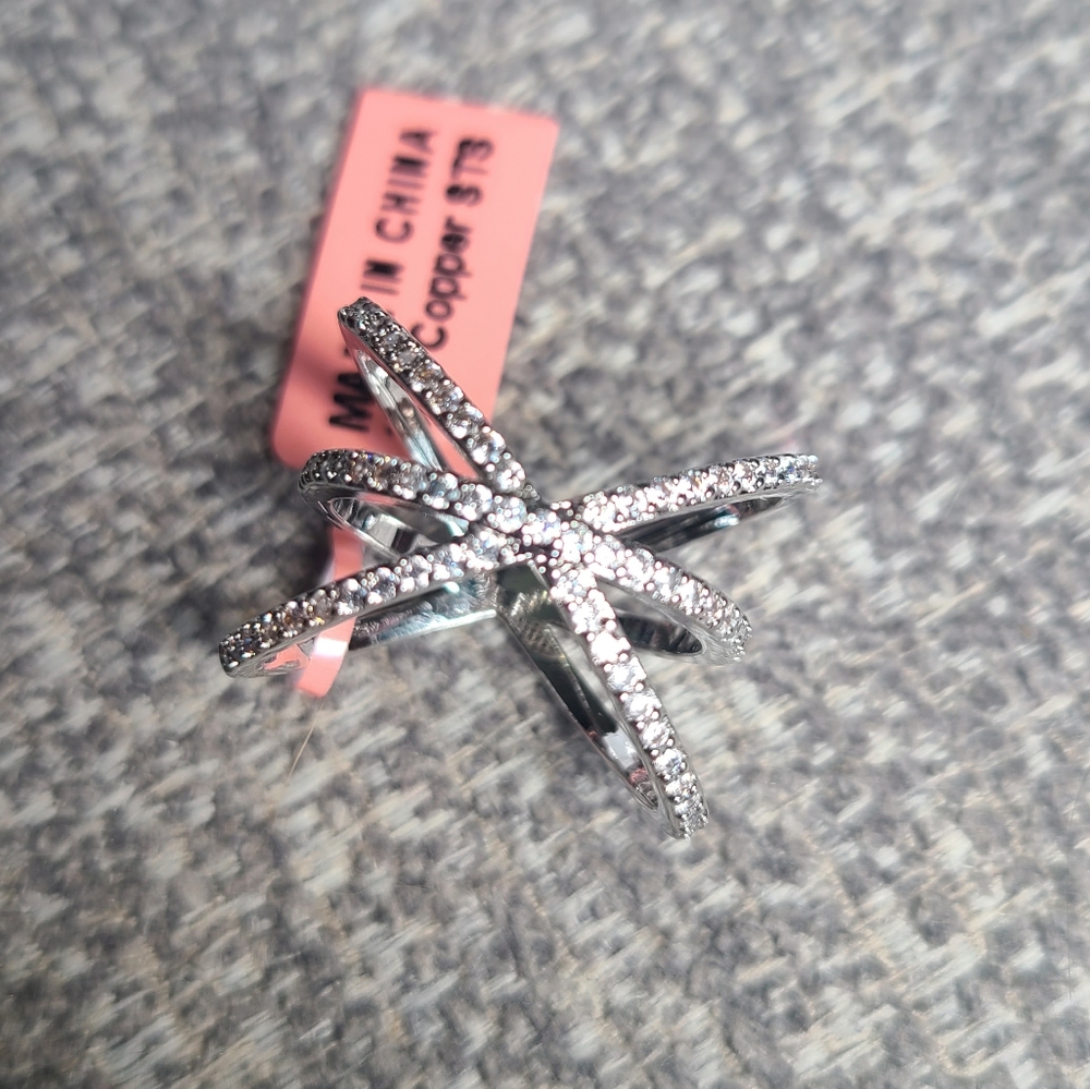 3/$10 Simulation Diamond Stone Ring - Picture 2 of 3